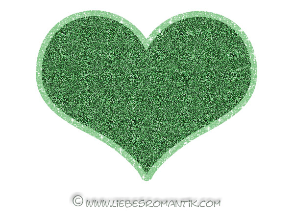 Herzen Mit Glitzer Liebesromantik