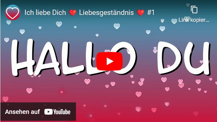 Ich liebe Dich Liebesgeständnis